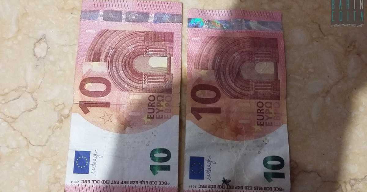 Si falsificano anche i 10 euro: in giro banconote pi� strette e corte dell'originale